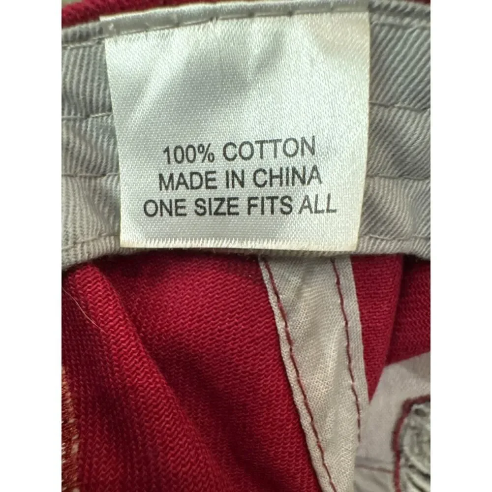 Alabama Crimson Tide Hat CapSmith Inc Strapback Red Elephant Logo Roll Tide OSFA